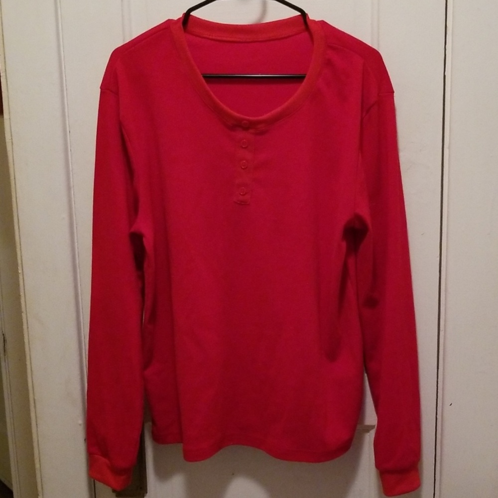 NEW Long-sleeved Fleece Henley